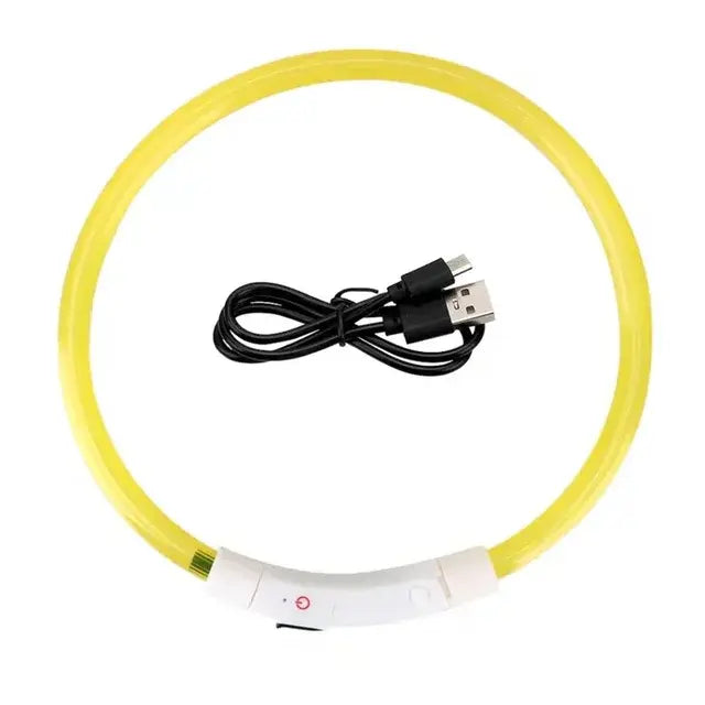 Safety Flashing Glow Dog Collar-Reflextive