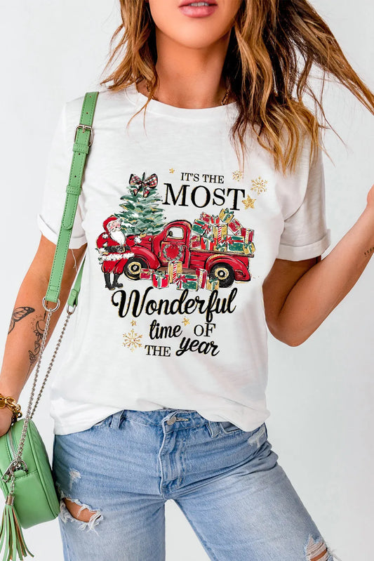 Graphic Round Neck - Short Sleeve T-Shirt