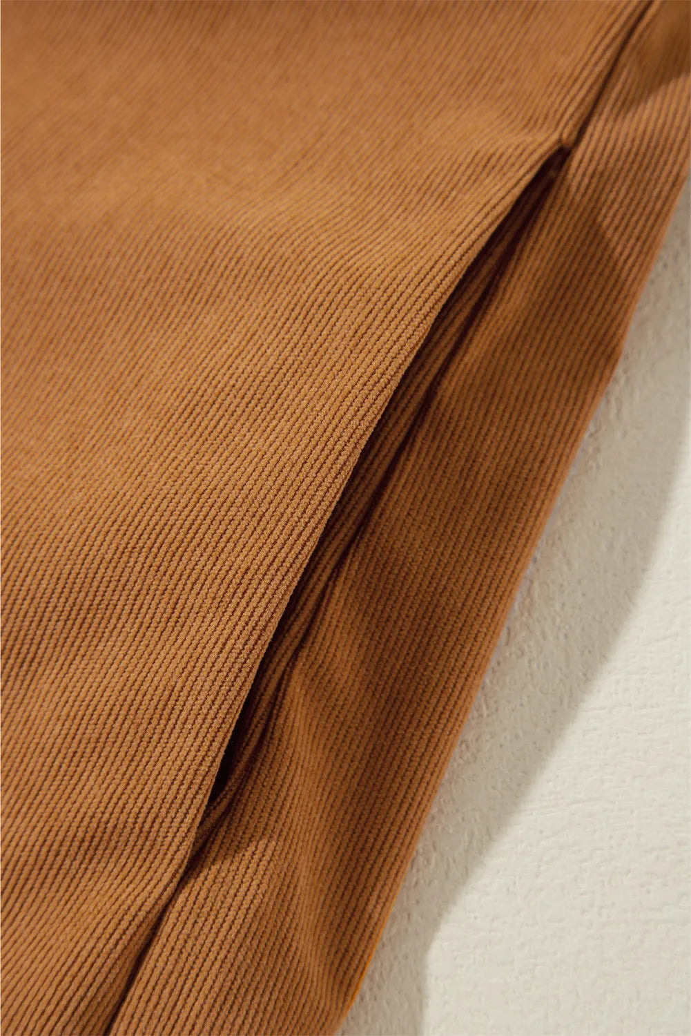 Ruched Round Neck Long Sleeve Dress-Fashion-Trend