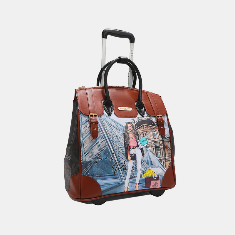 Nicole Lee - USA -  Printed Rolling Tote Bag