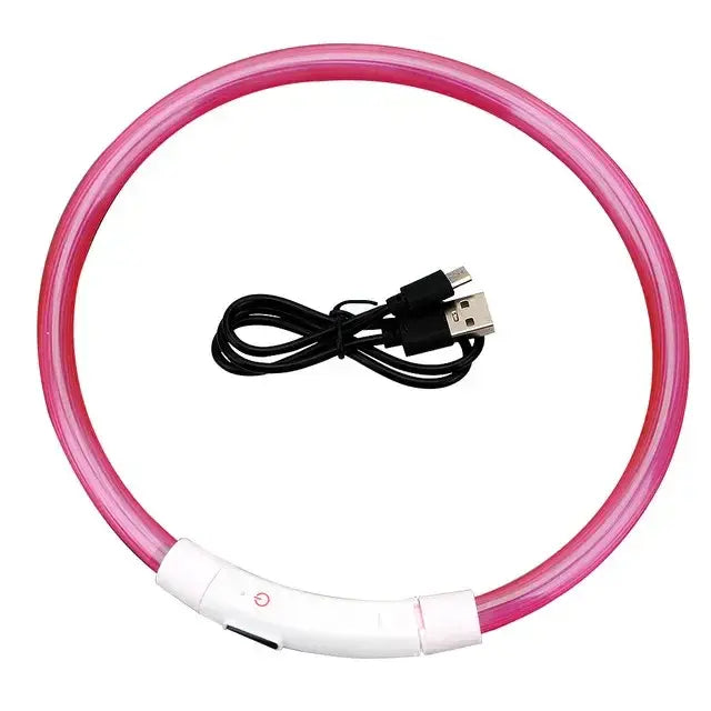 Safety Flashing Glow Dog Collar-Reflextive