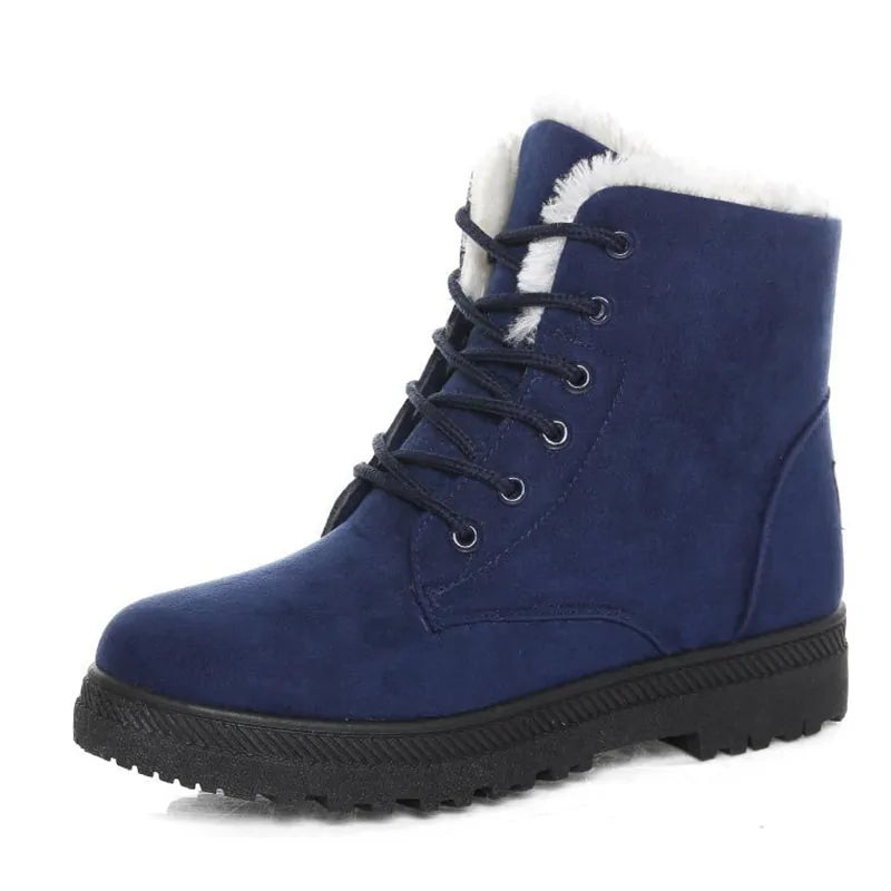 Women Winter Ankle Boots Winter Warm Shoes