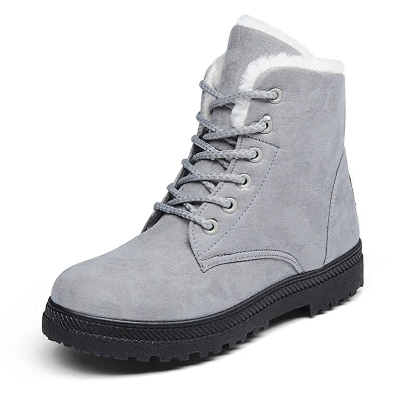 Women Winter Ankle Boots Winter Warm Shoes