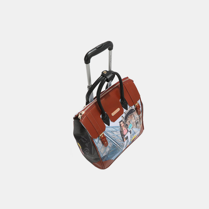 Nicole Lee - USA -  Printed Rolling Tote Bag