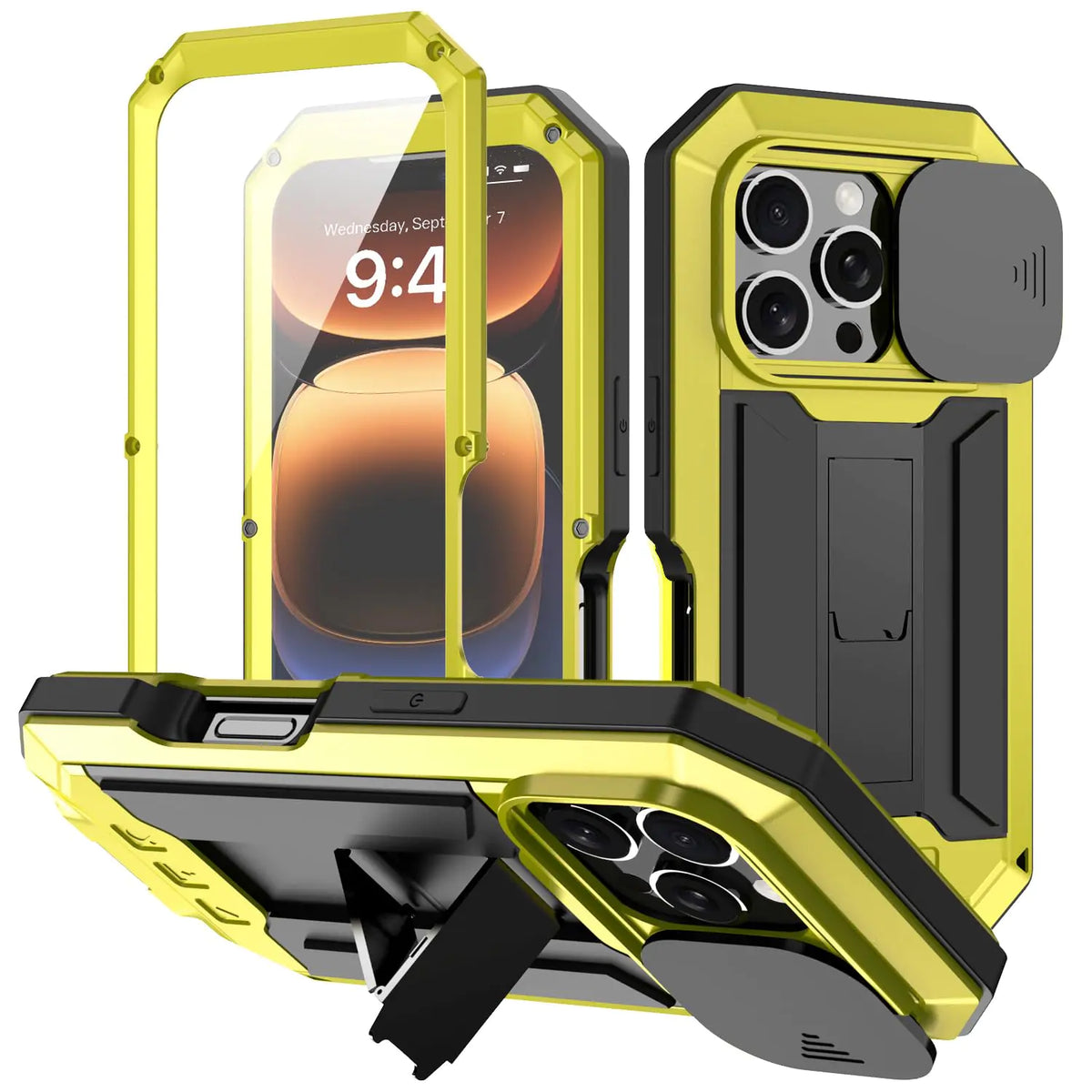 iPhone 16 Rugged Outdoor Case with Screen & Camera Protection