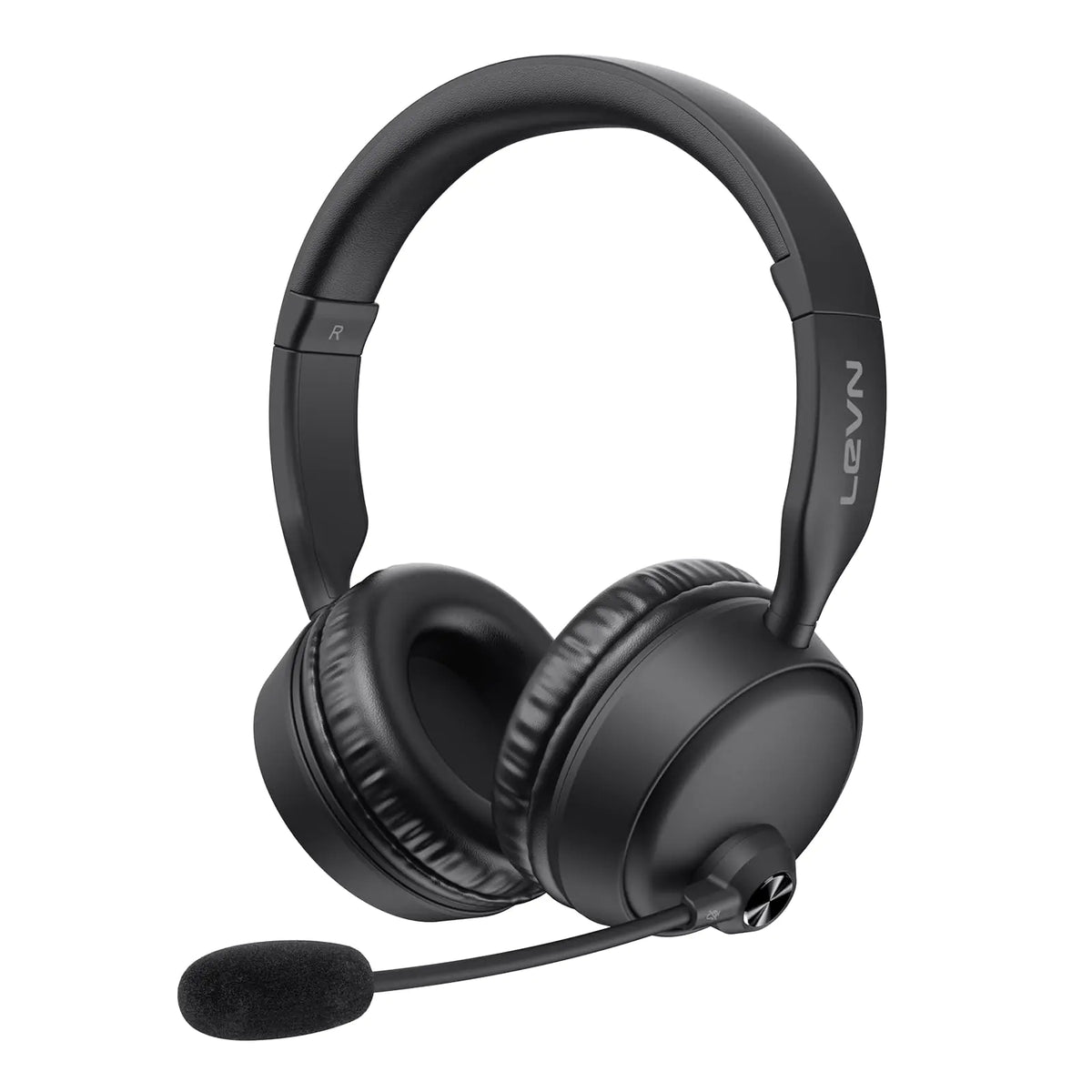 LEVN ProComm Bluetooth 5.3 Headset with AI Noise Cancellation