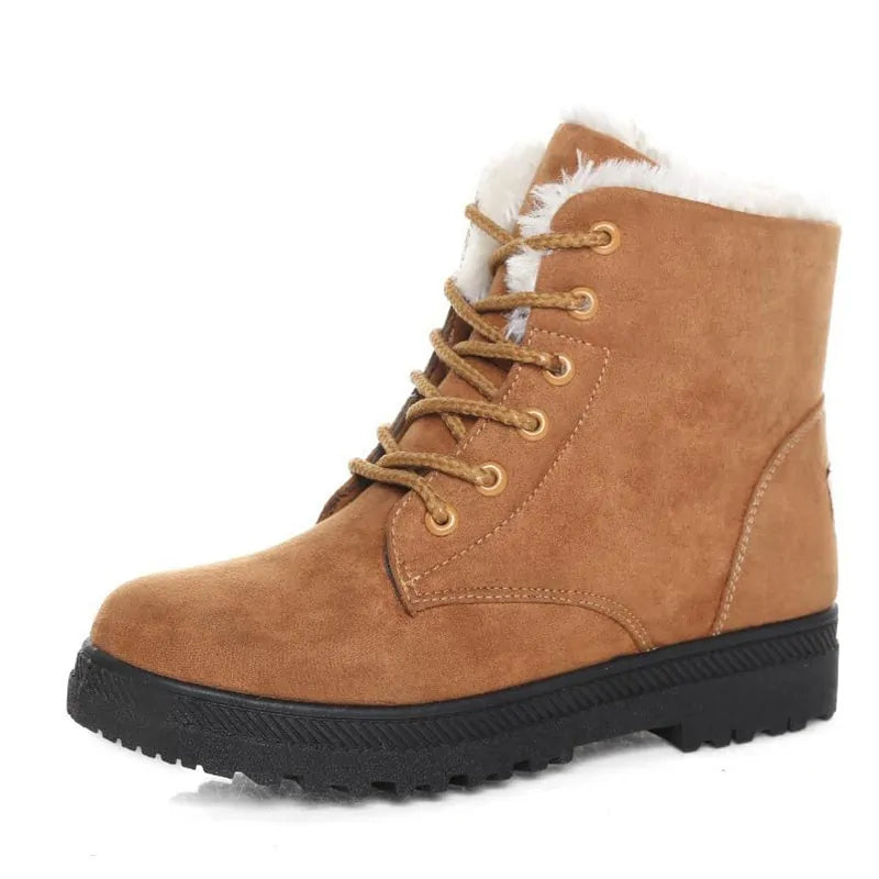 Women Winter Ankle Boots Winter Warm Shoes