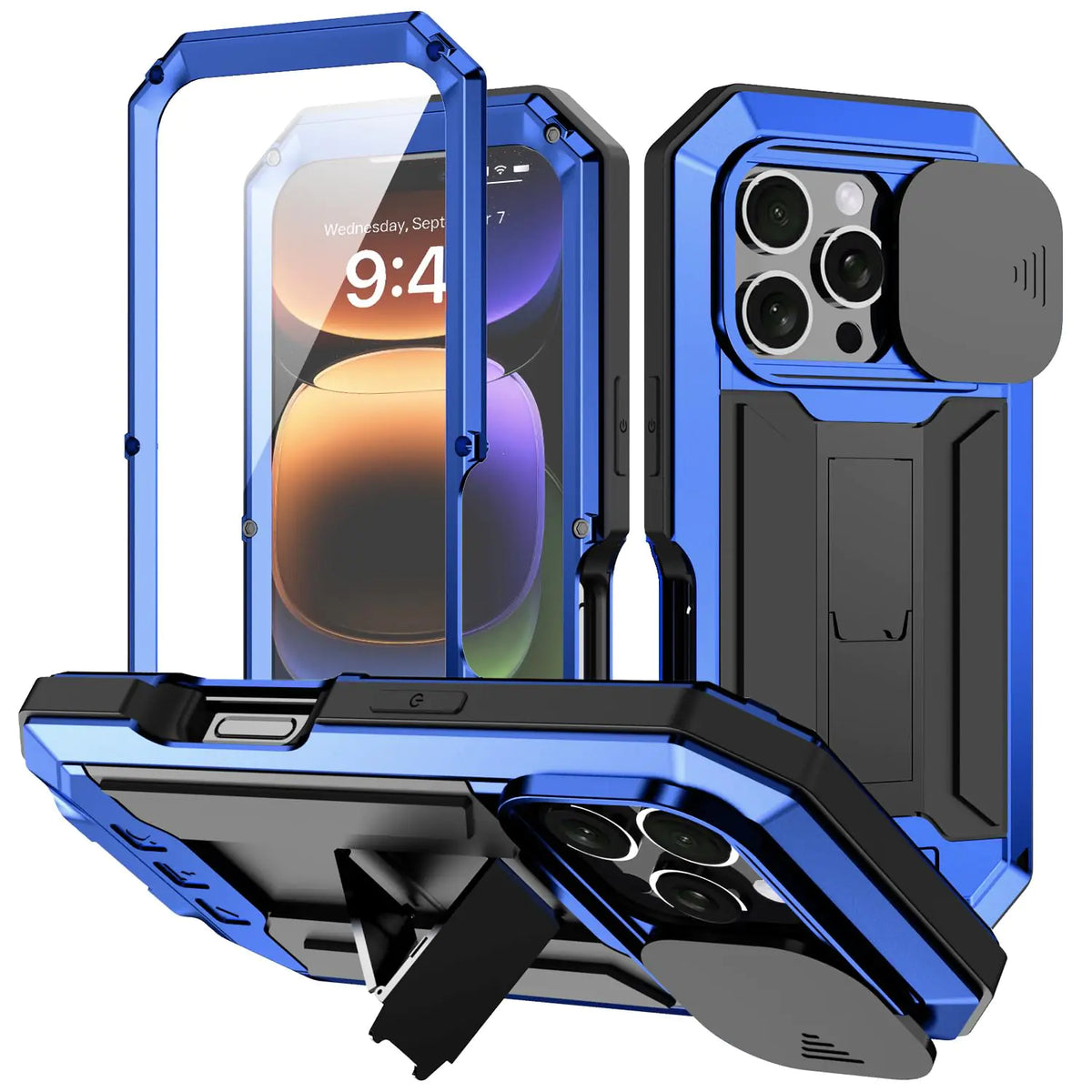 iPhone 16 Rugged Outdoor Case with Screen & Camera Protection